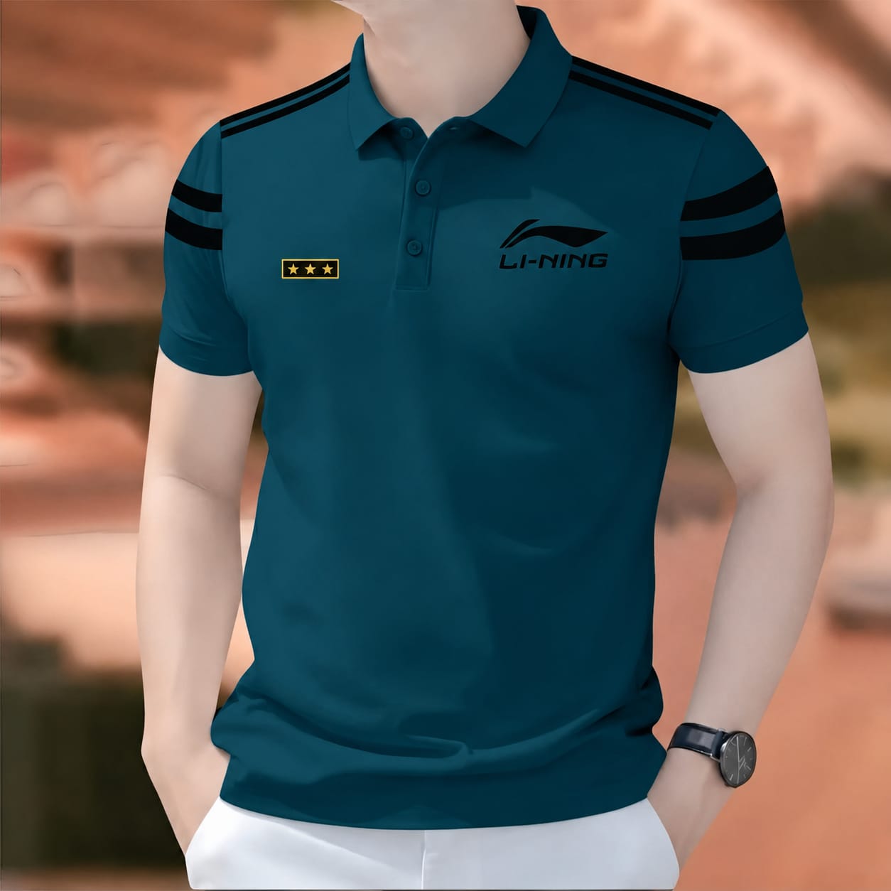 Super Premium PK Cotton Polo Shirt For Men's [3star Petrol]