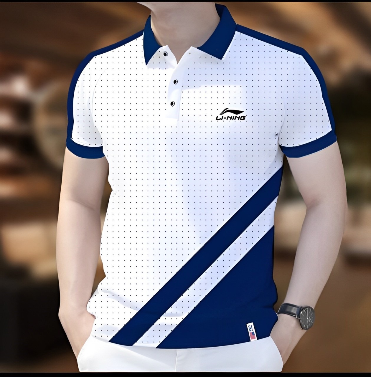 Super Premium PK Cotton Polo Shirt For Men's [Bindu White]